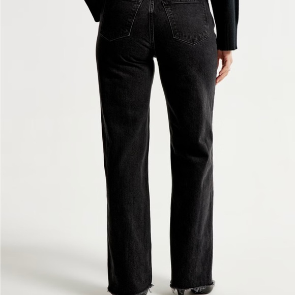 Abercrombie size 25 Curve love high rise jeans long BNWT - Picture 4 of 6